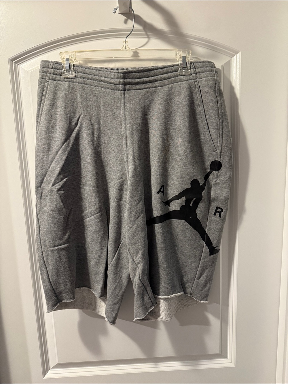 Jordan Women's Gray Mini Skirt with Black Jumpman